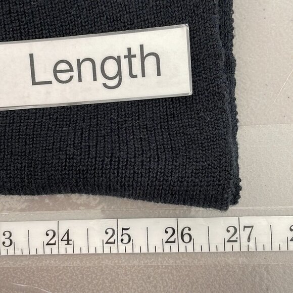 Halogen Pullover Sweater Flare Ribbed Knit Black Size Large L - Picture 13 of 16